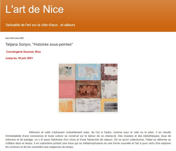 Tatjana Sonjov - Article Chez Lola Gassin - Hélène Jourdan Gassin